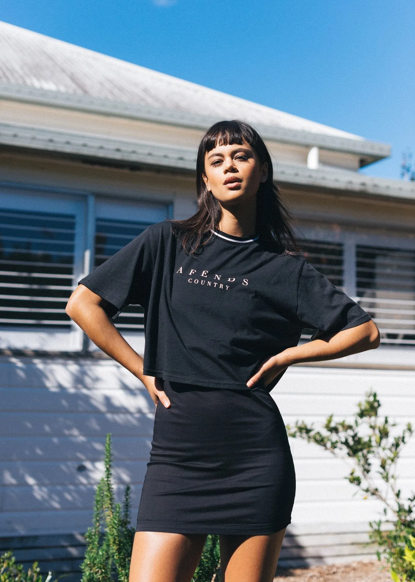 Afends Womens Babel - Box Fit Tee