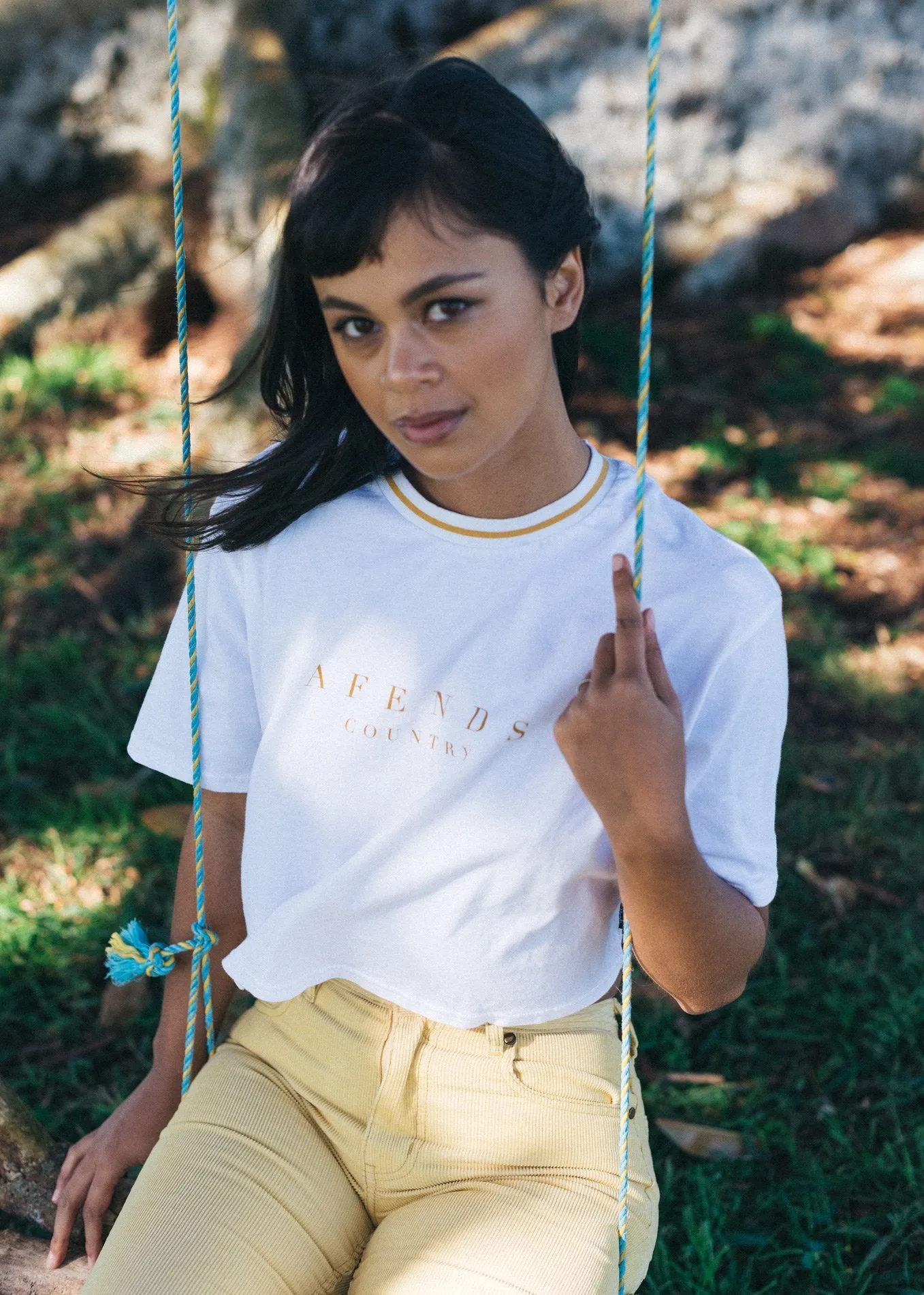 Afends Womens Babel - Box Fit Tee