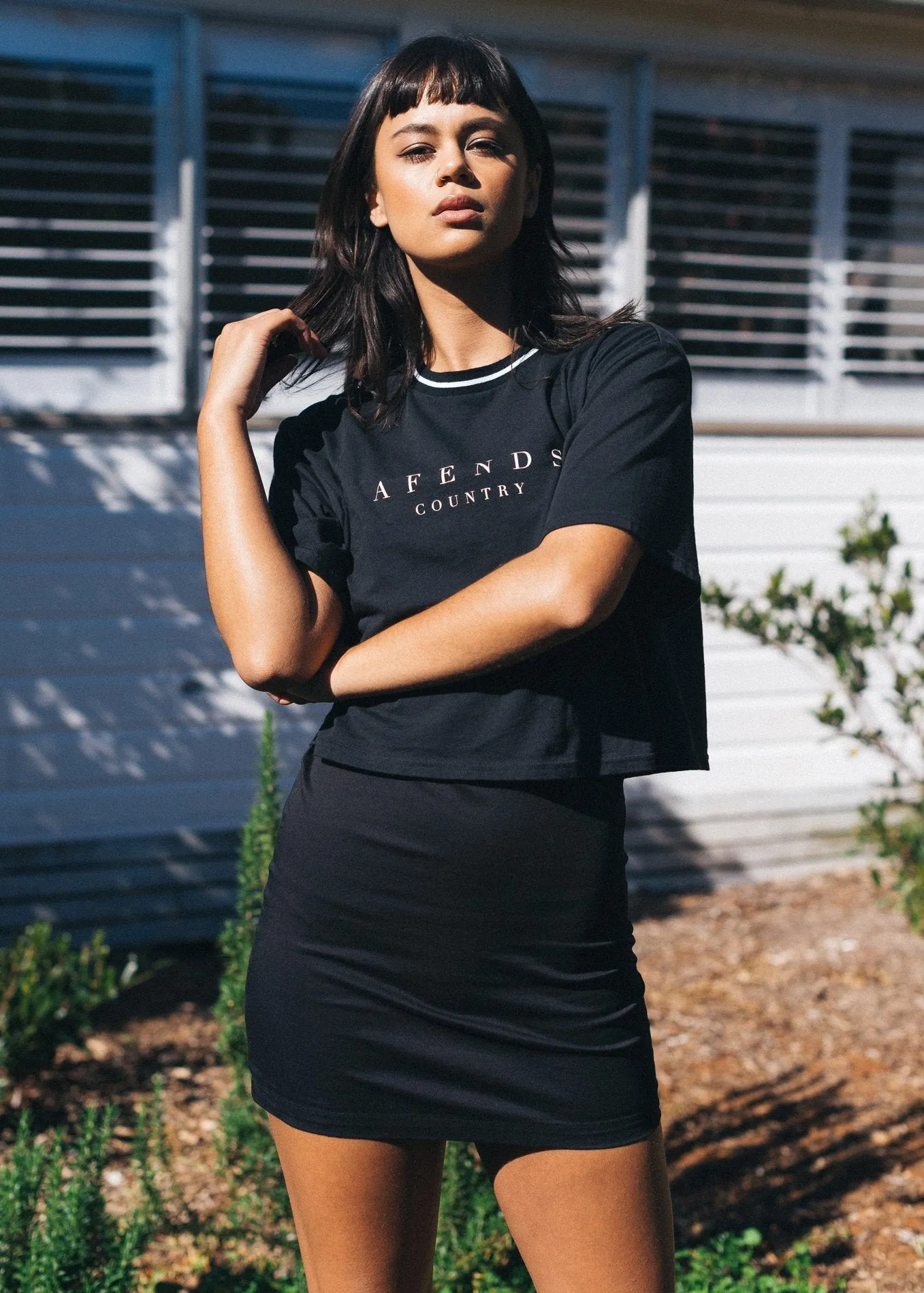 Afends Womens Babel - Box Fit Tee