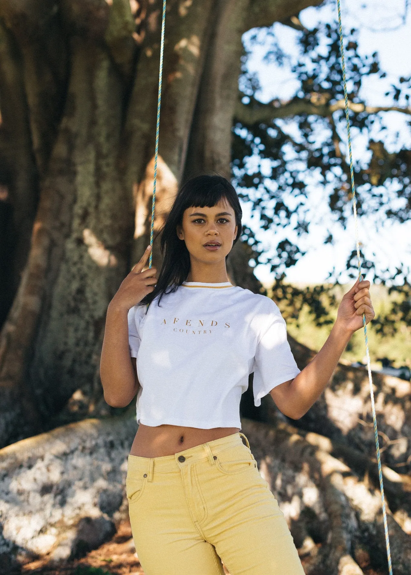 Afends Womens Babel - Box Fit Tee