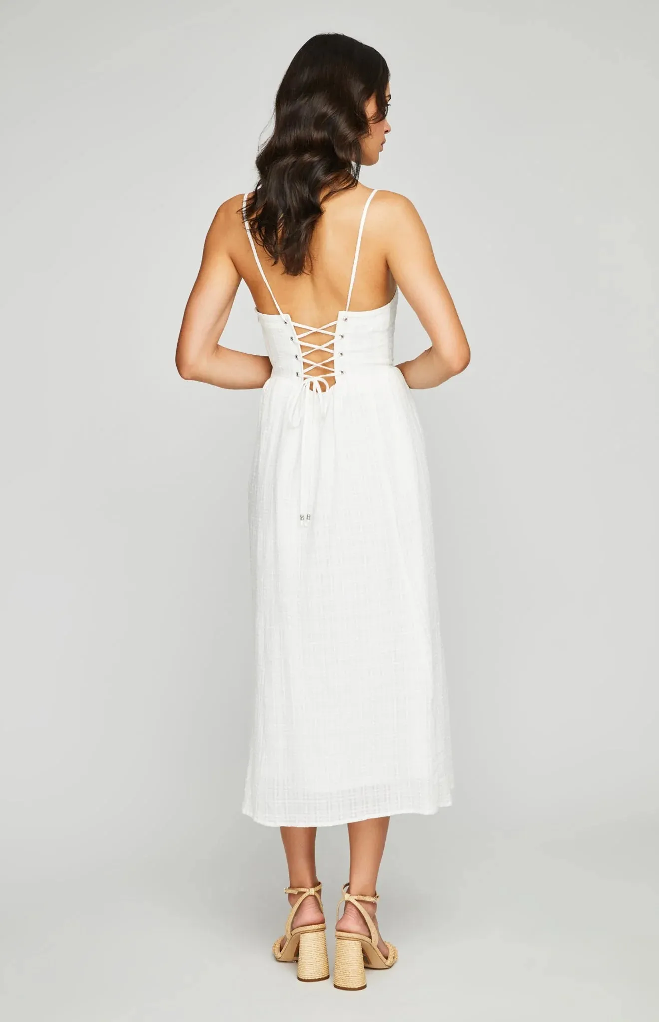 Allison Midi Dress - White