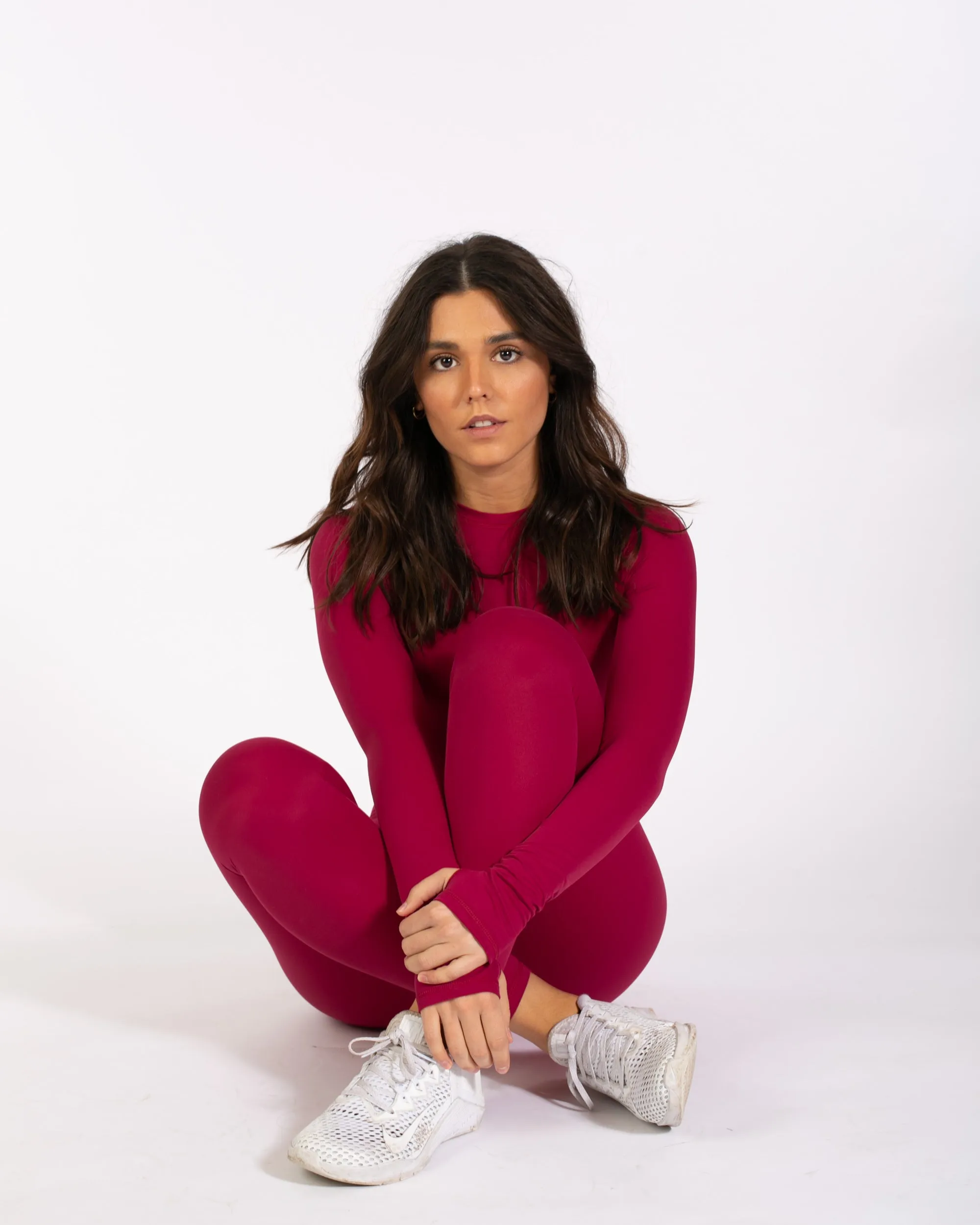Asana Leggings - Cherry