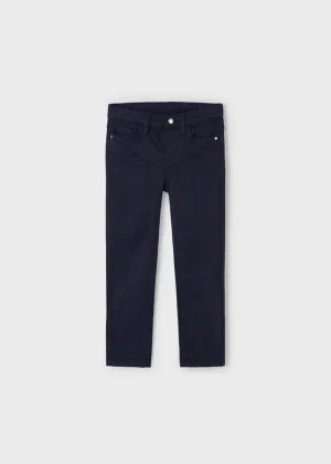 Boys Slim Fit 5 Pocket Pants | Navy