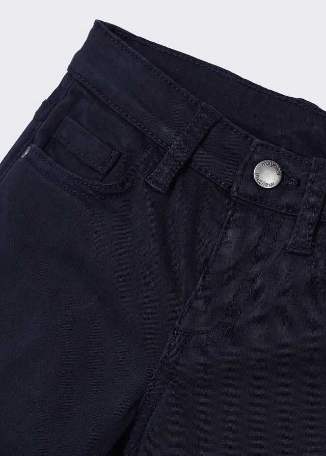 Boys Slim Fit 5 Pocket Pants | Navy