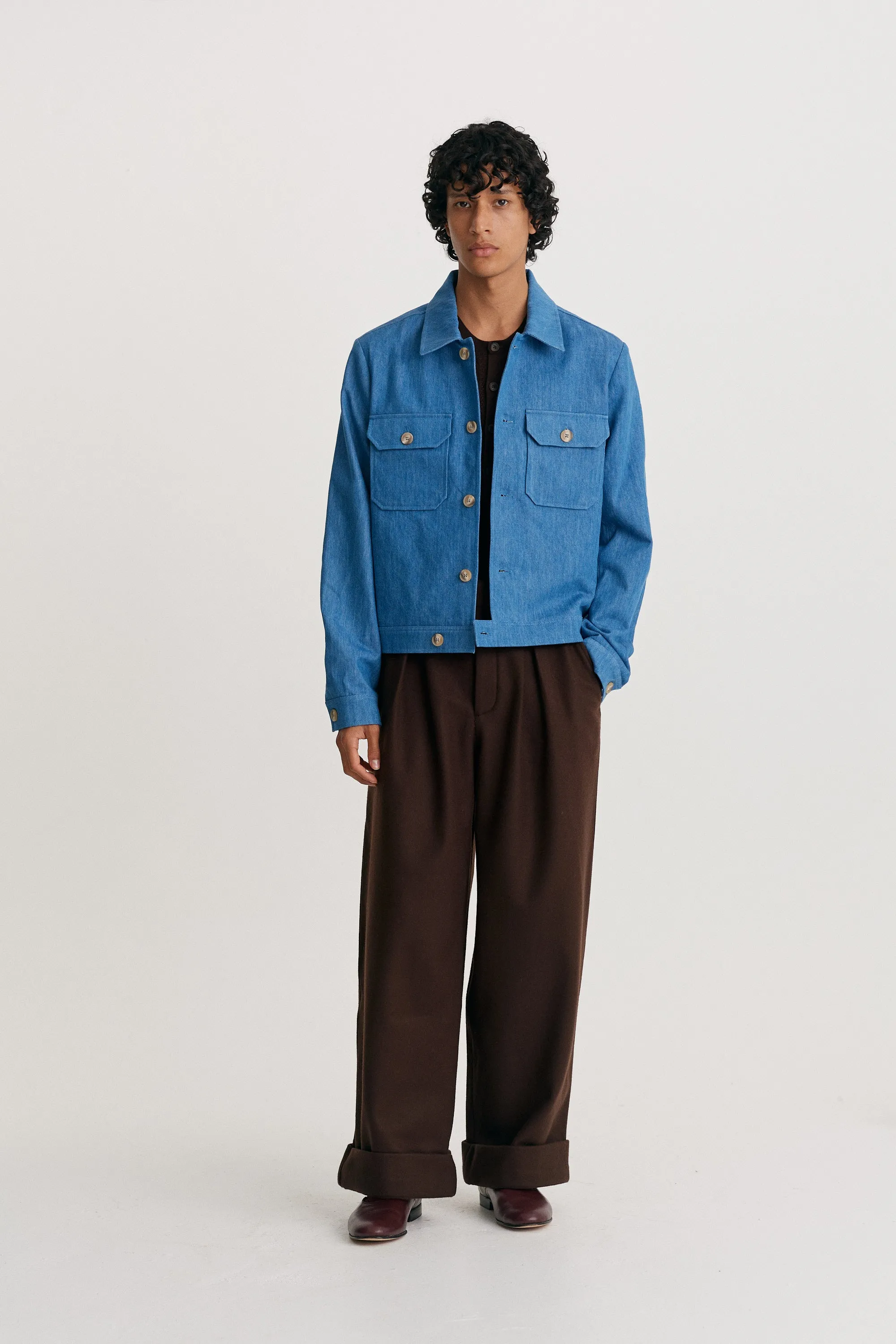 Collared Bomber Jacket