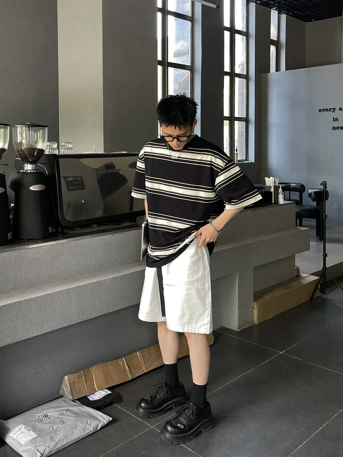 Comfty Wide Striped T-Shirt