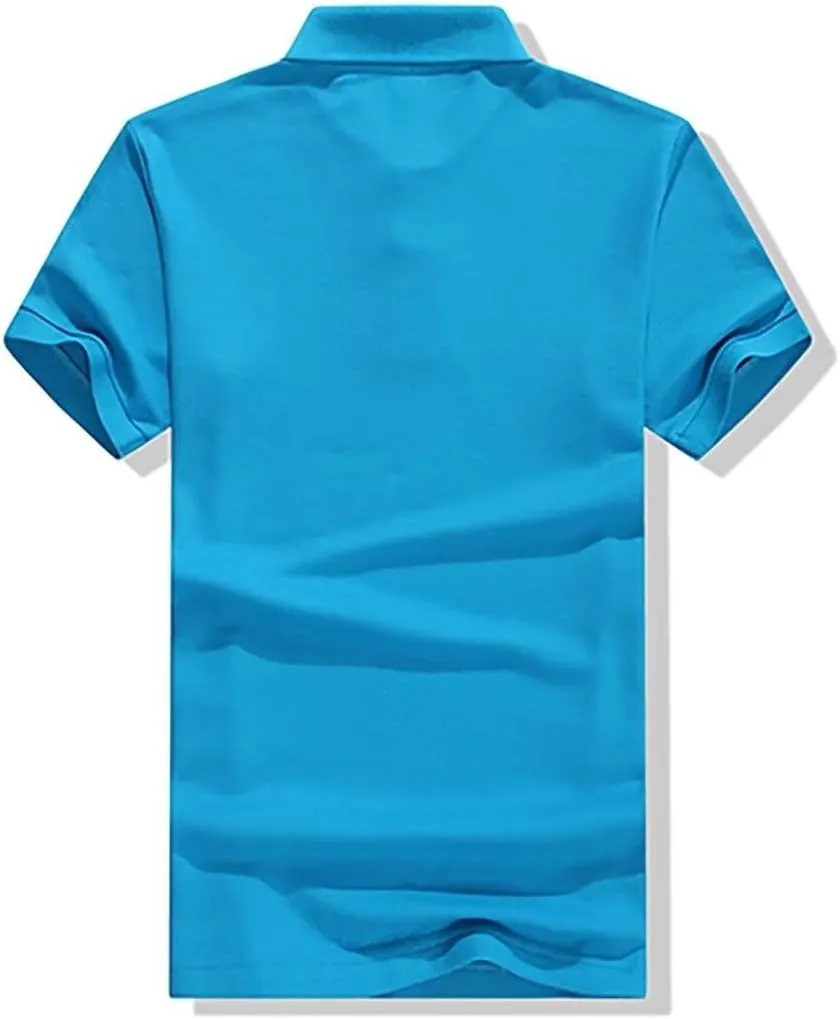 Custom Polo Shirt for Men Women, Personalize Golf Polo Shirt with Text and Logo