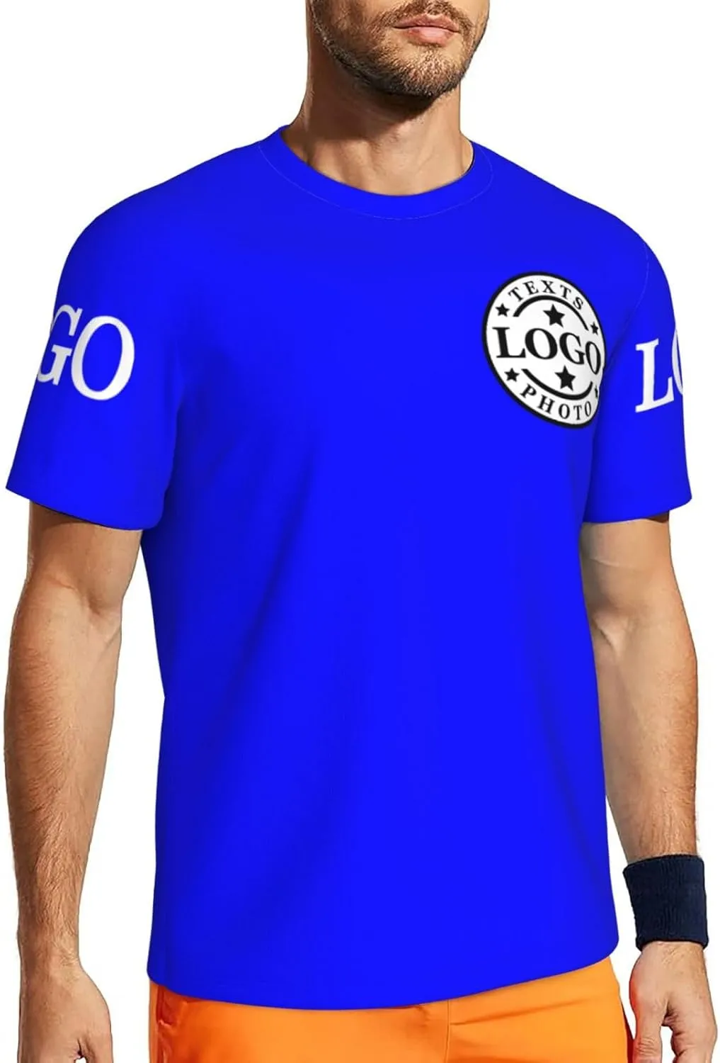Custom T Shirts for Men Custom Tshirts Unisex Add Text Logo Photo Personalized Tshirts Customized T Shirts Front Back