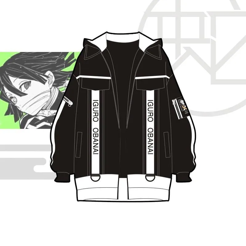 Demon Slayer Iguro Obanai Streetwear Hoodie