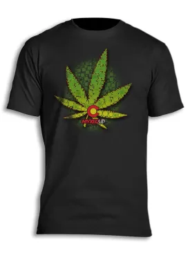 Digital Mosaic Pot Leaf Myxed Up T-Shirt