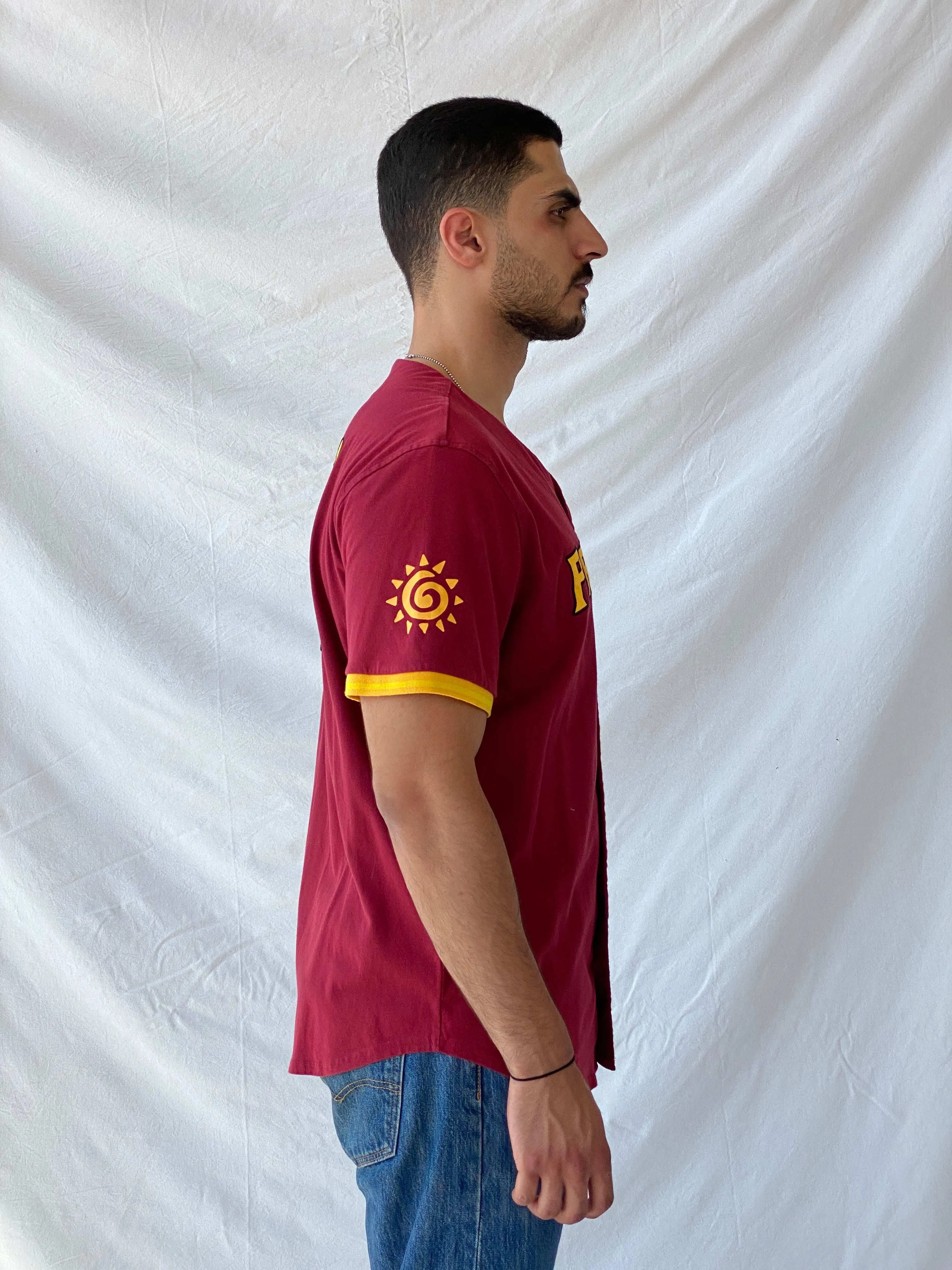 Disney The Lion King Pride Rock Mufasa Baseball Jersey - L