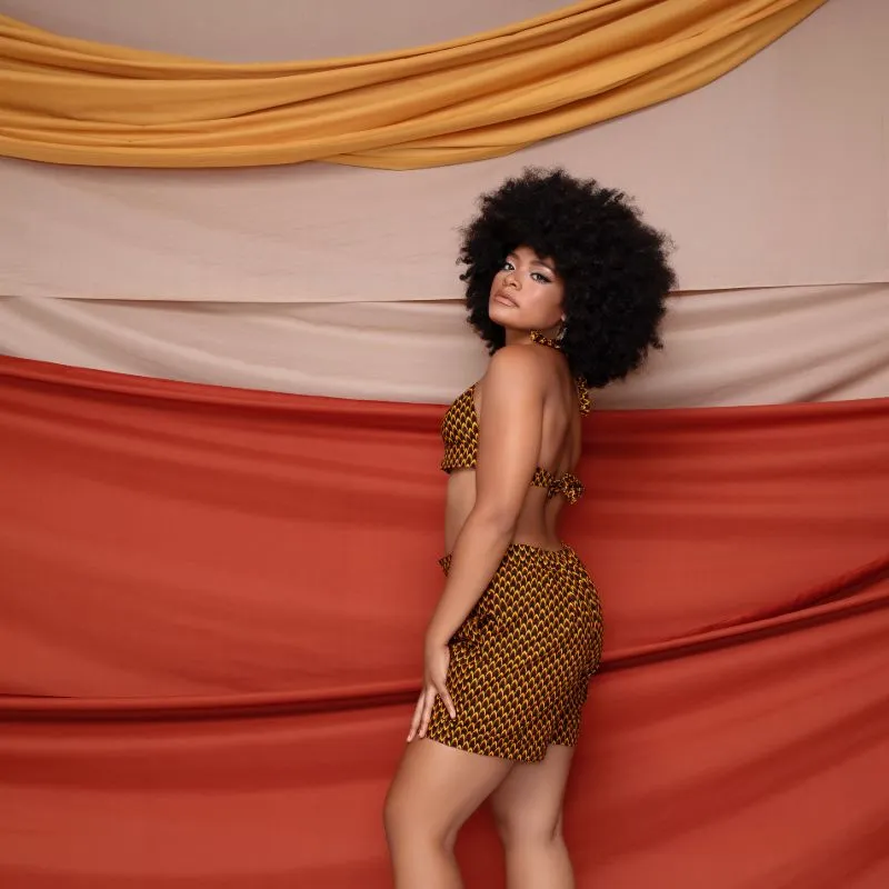Feza High Waisted Shorts
