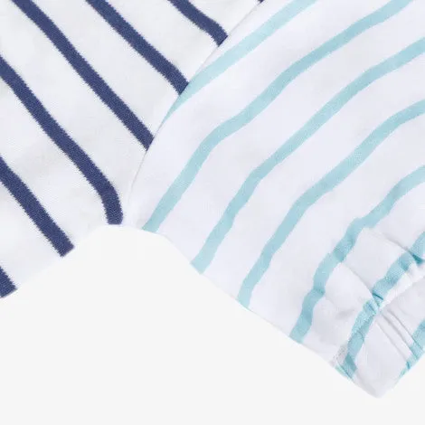 Girls' stripped cropped T-shirt