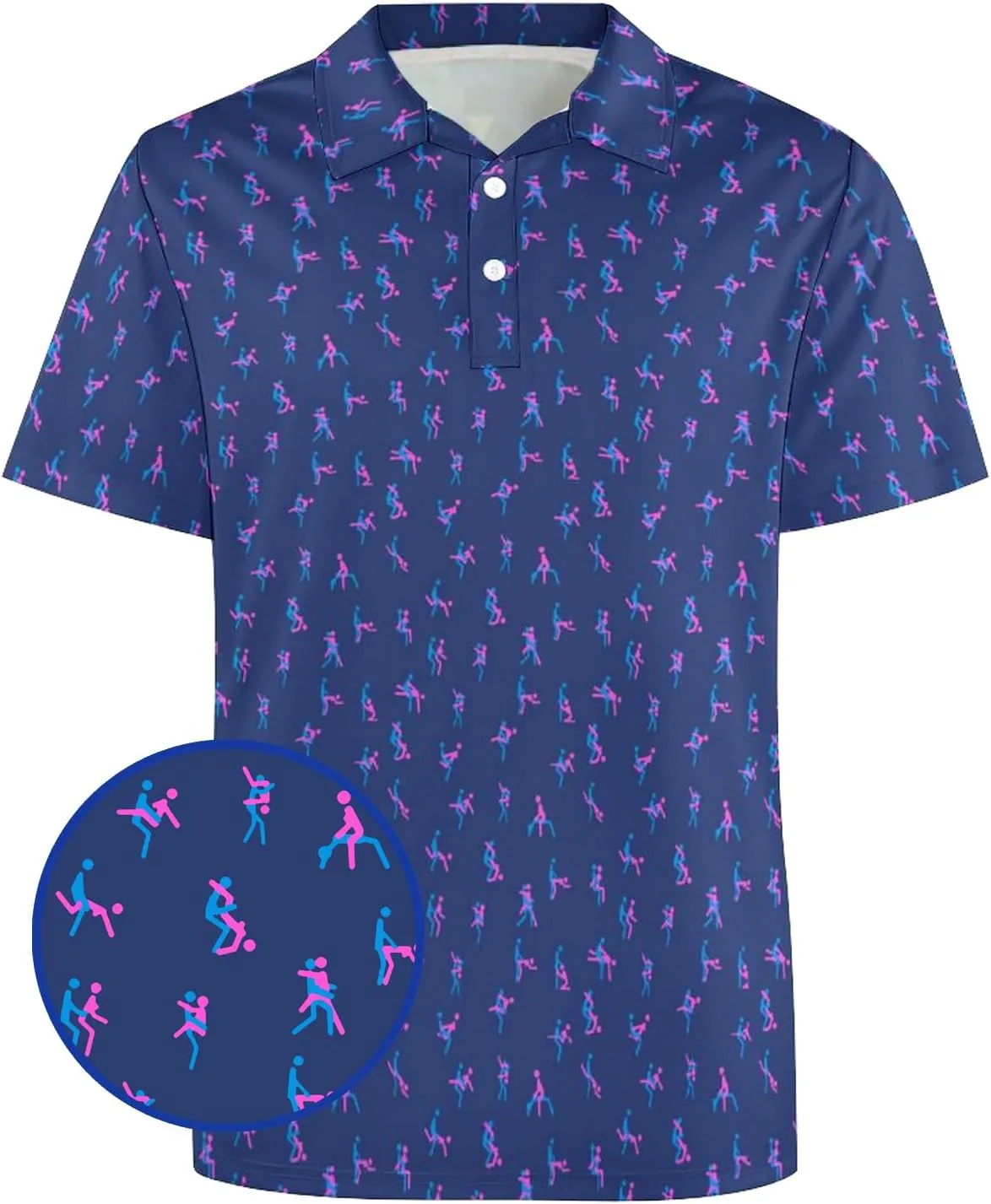 Golf Shirts for Men,Dry Fit Athletic Short Sleeve Polo Shirts,Performance 4 Way Stretch Golf Polos with UPF 50