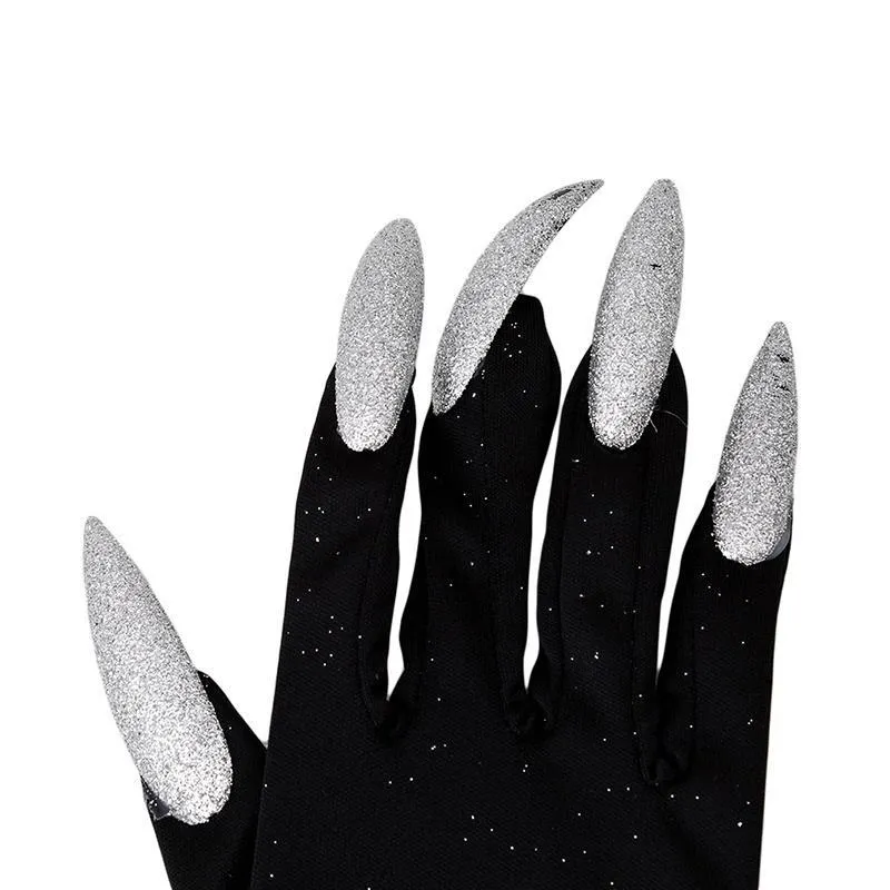 Hanyu Fashion Long Fingernail Gowns Halloween Cosplay Props Claws Performance Cuffs