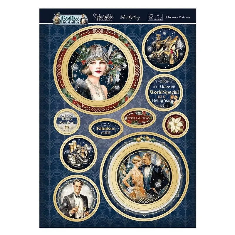 Hunkydory A Fabulous Christmas Luxury Topper Set