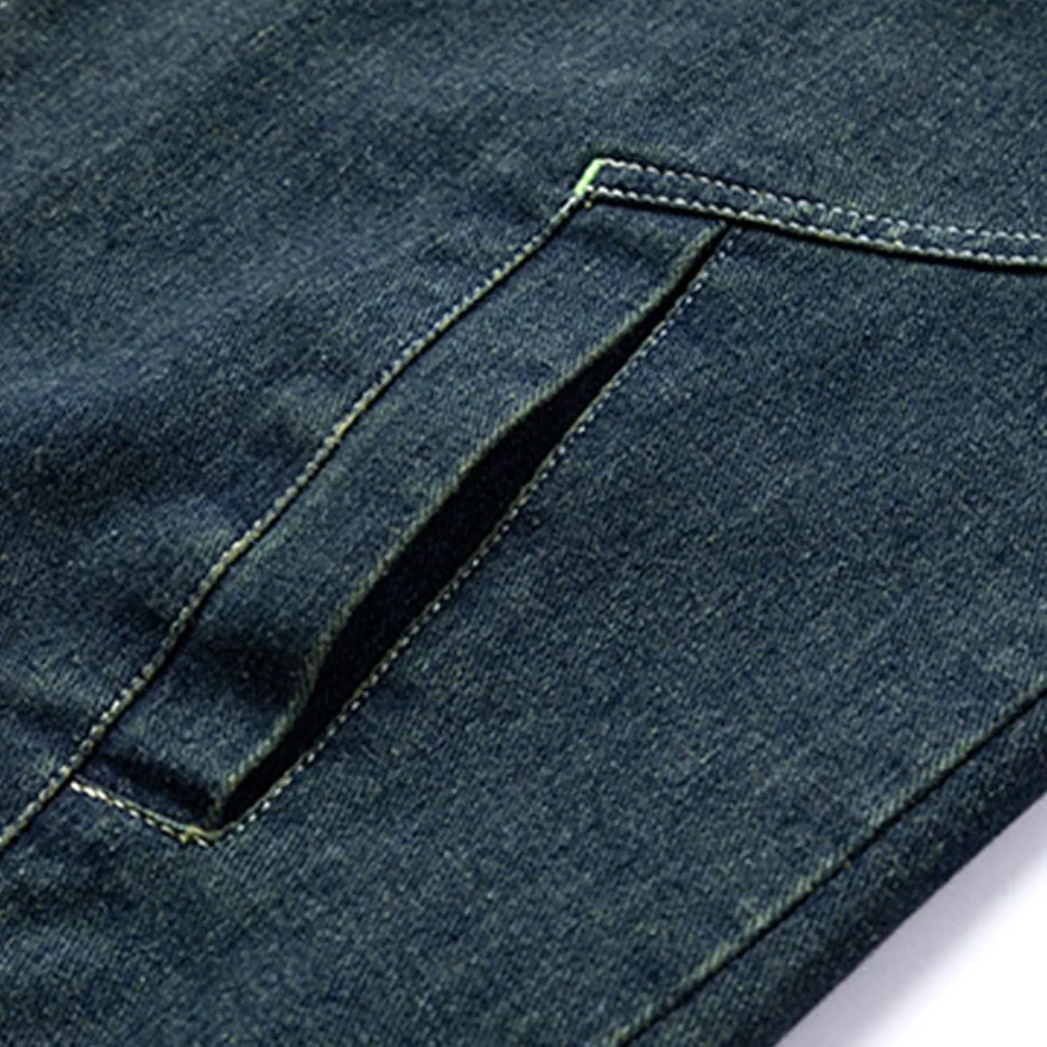 JEKE-DG Men's Casual Comfort Cargo Jean Jacket Lined Fashion Trucker Denim Jackets Fashion Washed Regular Fit Jean Coat