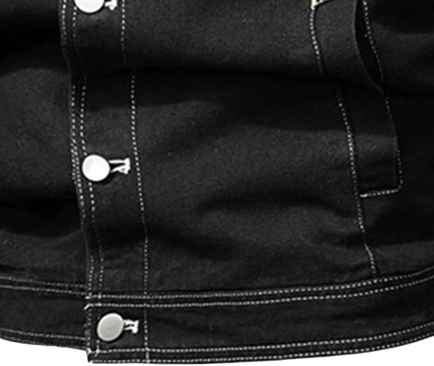 JEKE-DG Men's Casual Comfort Cargo Jean Jacket Lined Fashion Trucker Denim Jackets Fashion Washed Regular Fit Jean Coat