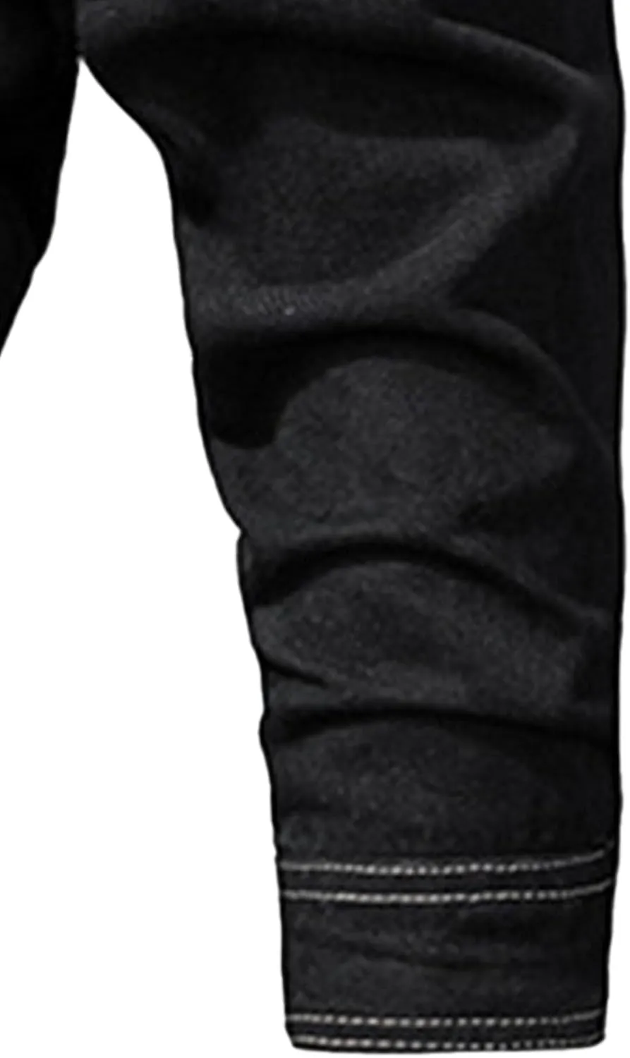JEKE-DG Men's Casual Comfort Cargo Jean Jacket Lined Fashion Trucker Denim Jackets Fashion Washed Regular Fit Jean Coat