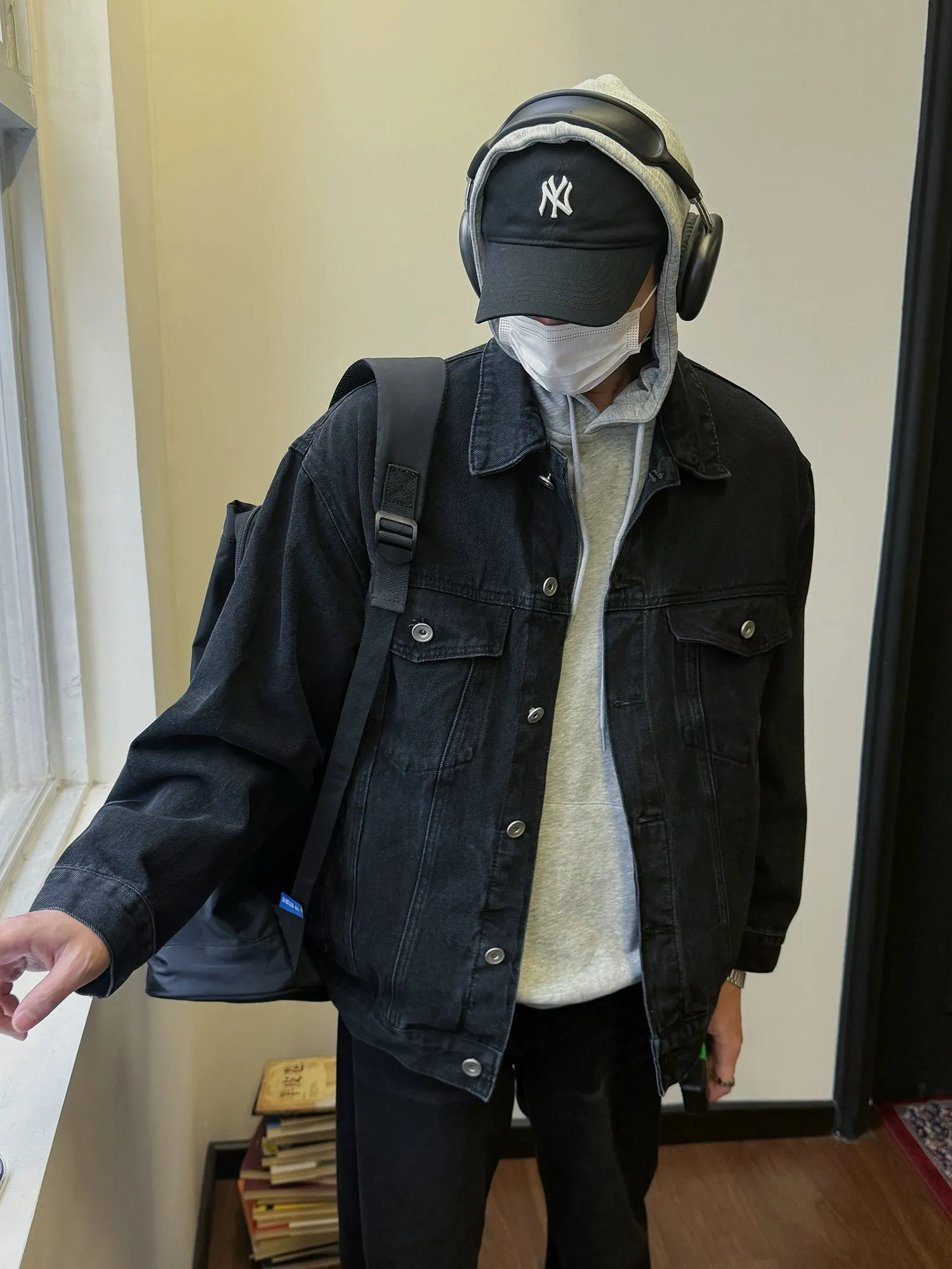 Nine Washed Flap Pockets Denim Jacket