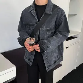 OH Breast Pocket Washed Denim Jacket