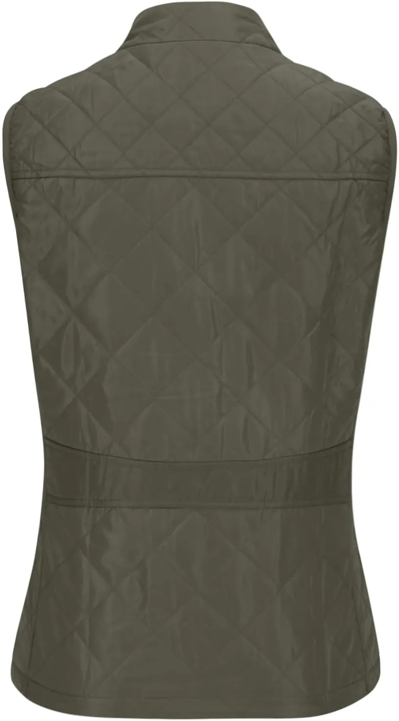 Puffer Vest Women Stand Collar Lightweight Gilet Quilted Zip Vest Sleeveless Winter Down Jackets Warm Vests Outerwear