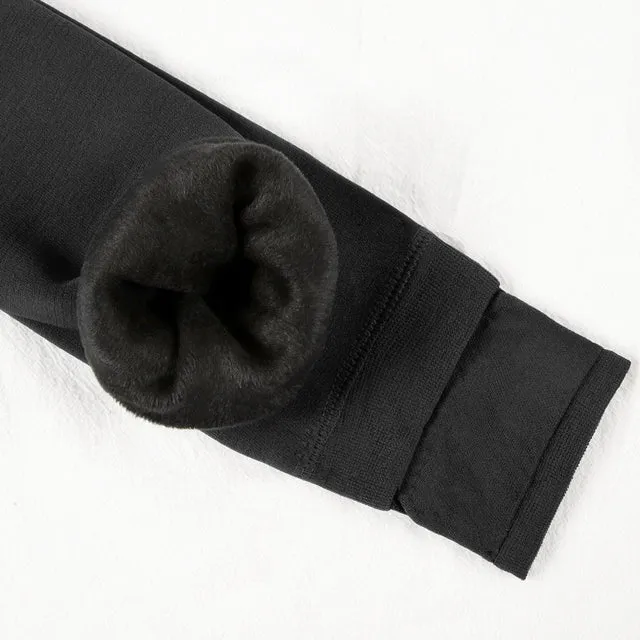 Wjczt S-XL 8 Colors Winter Leggings Women&#39;s Warm Leggings High Waist Thick Velvet Legging Solid All-match Leggings Women