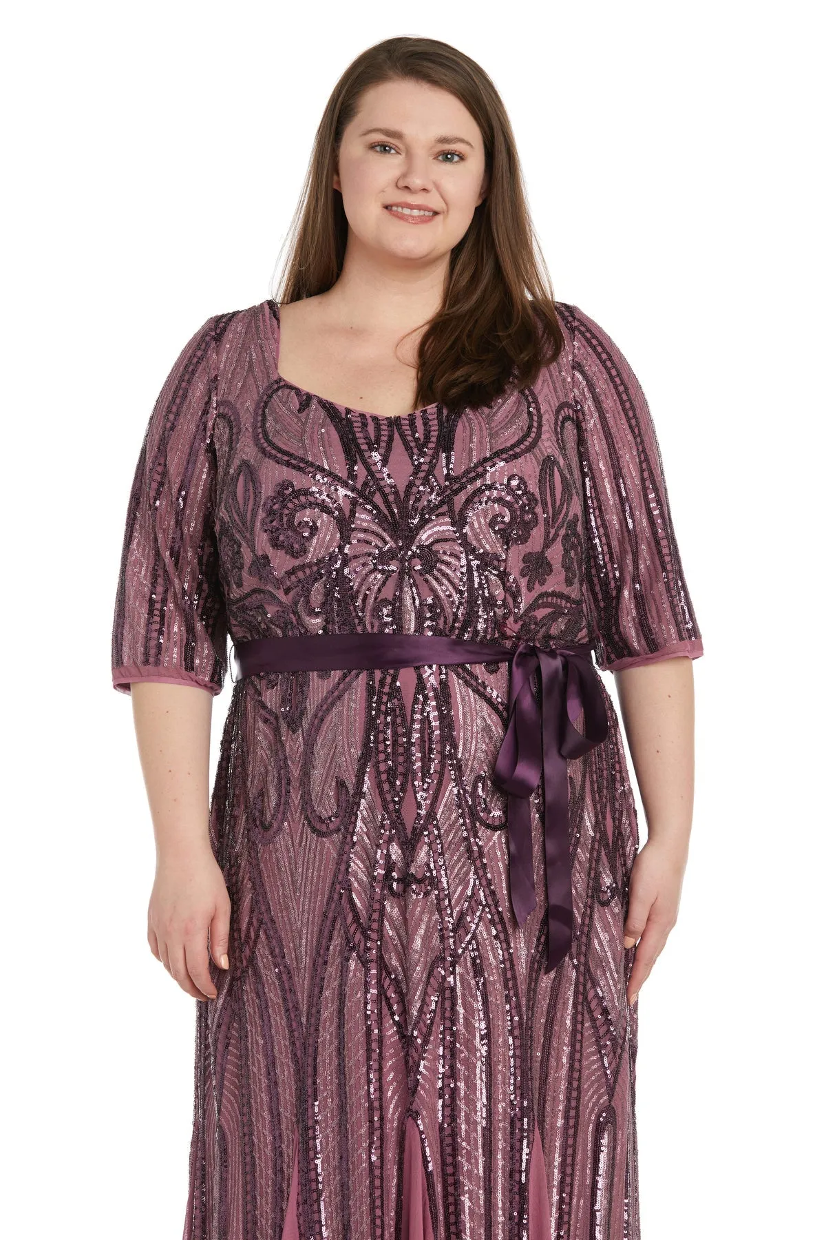 Women Sweetheart Neckline Evening Gown Plus Size