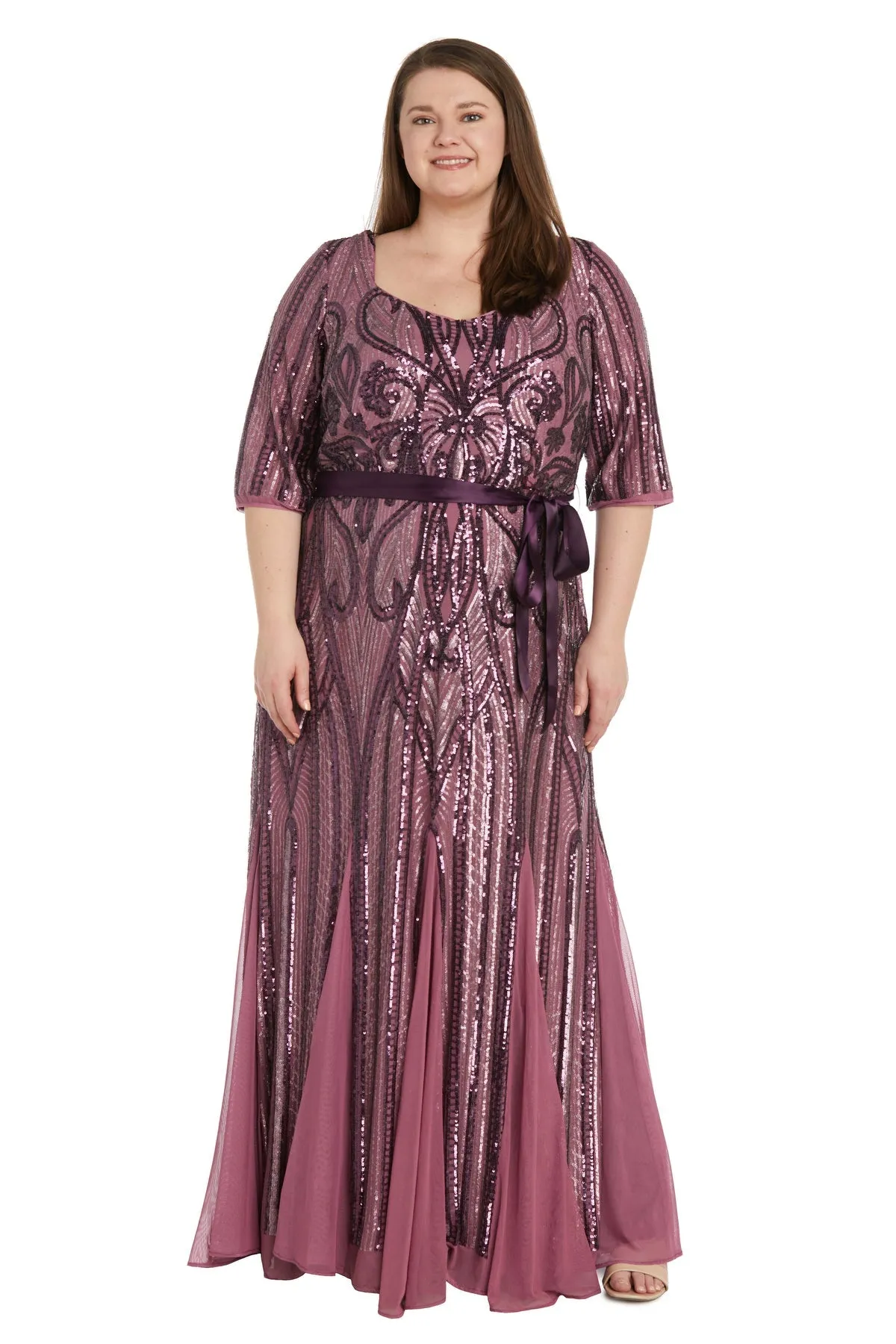 Women Sweetheart Neckline Evening Gown Plus Size