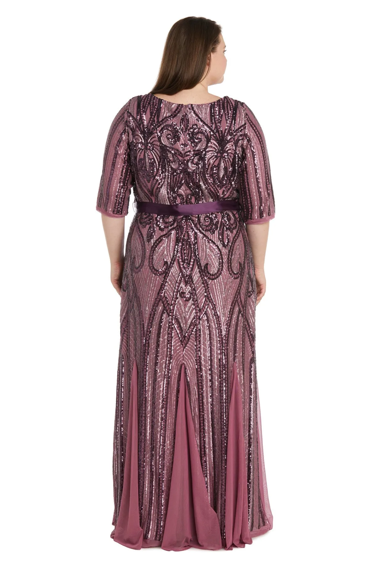 Women Sweetheart Neckline Evening Gown Plus Size